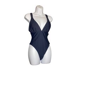 Cupshe Women's One-Piece 4-way Stretch Strappy Black Swimsuit Size M NWT